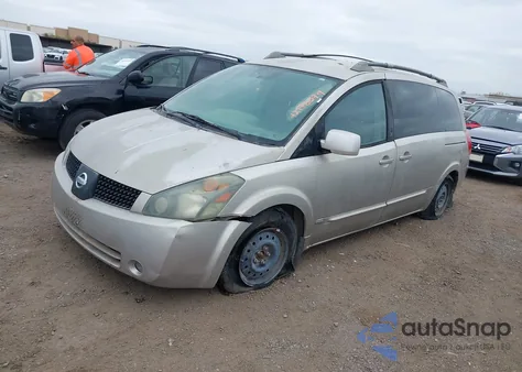 2006 Nissan Quest 3.5 S from USA, damaged, VIN 5N1BV28U86N100058